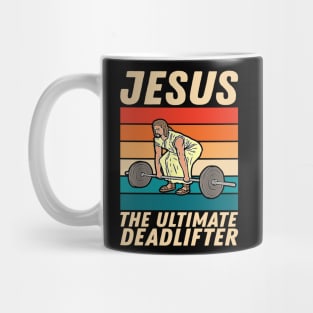 Jesus The Ultimate Deadlifter Workout Tank For Women, Workout Shirt, Gym Shirt & Gifts Mug